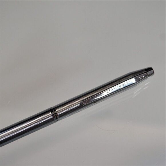 Citizens Gas Vintage Ballpoint Pen Chromatic Double Twist 2 Color Needs Refills - Picture 12 of 12